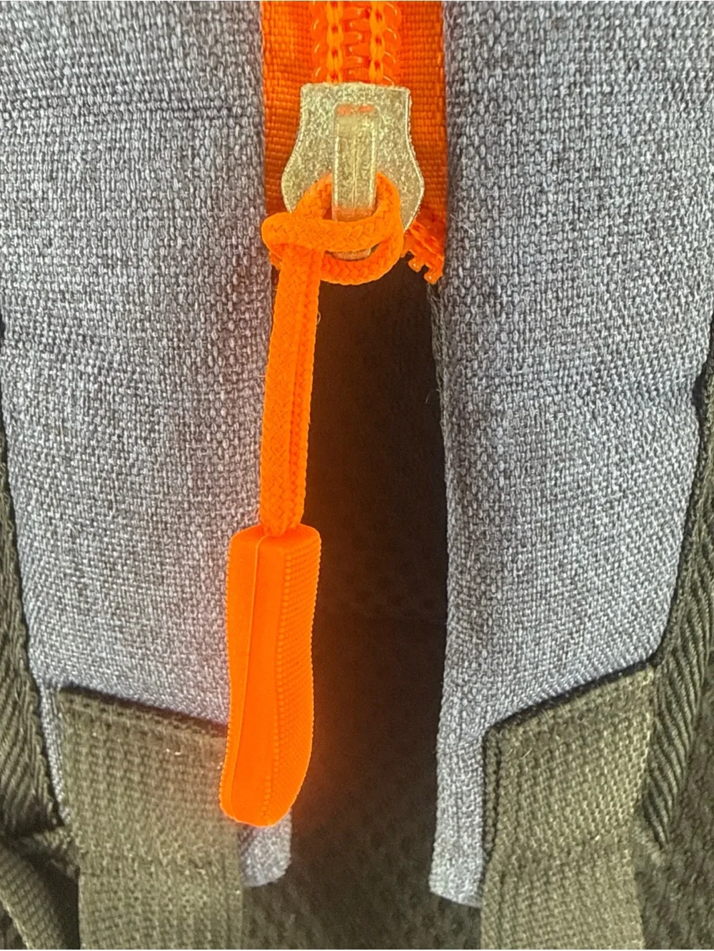 Men’s Sling Backpack in Blue with Orange Trim - Athletic Carry